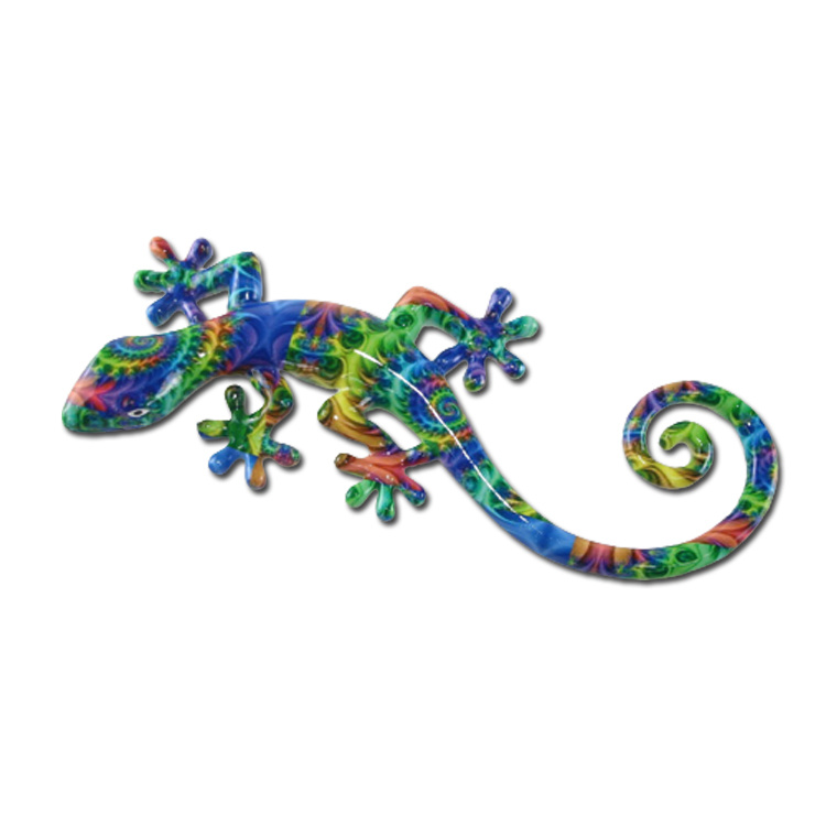 Wholesale Colorful Resin Wall Hanging Home Decorative Gecko Lizard Salamander Ornament