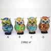 Wholesale Custom Animal Figurine Home Decor Colorful Resin Owl Statue