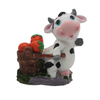 Custom Resin Mini Cattle Figurine Cute Cartoon Animal Statue