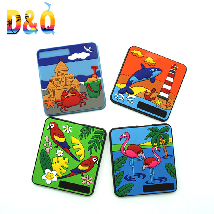 Customized Embossed Logo Tourist Souvenir 3D Soft PVC Rubber Fridge Magnet PVC Ref Magnet