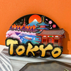 Custom Tourist Gift MDF Wood Korea Tokyo Japanese Japan Souvenir Fridge Magnet