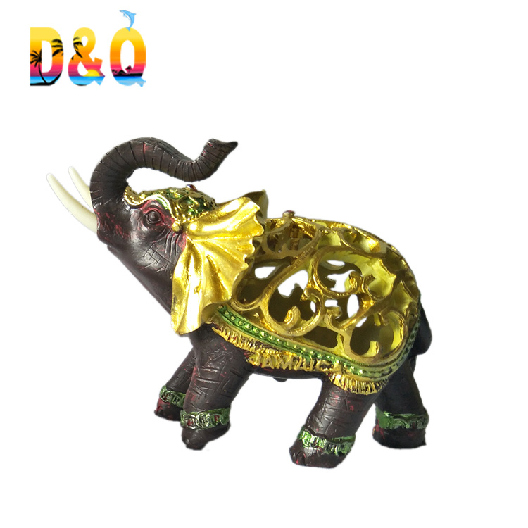 Polyresin Elephant Figurines for Home Decor Ornament