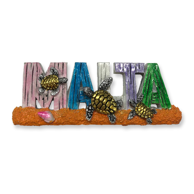 Resin Tourist Malta Souvenir Fridge Magnet