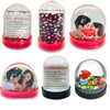 Customized Plastic Acrylic Photo Frame Snow Globe with Picture Insert