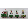 Unique Mini Resin Christmas Train Snow Globe for Kids Holiday Gift