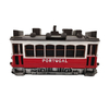 Antique Portugal Souvenir Gift Classic Resin Train Bus Car Statue for Desktop Decoration