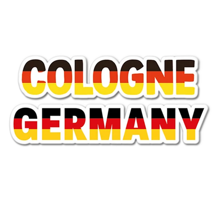 Factory Custom Design Epoxy LandMark Germany City Souvenir Wood Magnet Berlin Souvenir Fridge Magnet