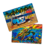 Factory Customized Logo Travel Gift Epoxy Wooden Palm Tree Beach Turtle Cayman Islands Souvenir Fridge Magnet