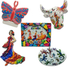 Factory Customized Resin Printed Madrid Espana Espana Flamenco Dancers Sevilla Souvenir Fridge Magnet