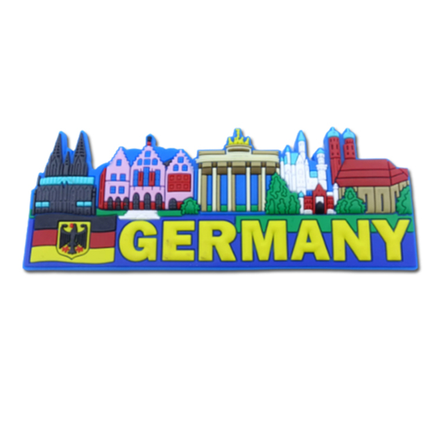 Customized Logo Rubber Holland Amsterdam Souvenir PVC Fridge Magnet