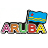 Customized Logo Personalised 3D Rubber Flag Aruba Souvenir Soft PVC Fridge Magnet
