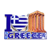 Factory Custom Logo Resin Refrigerator Magnet Greece Athens Souvenir Magnet