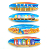 Factory Custom Logo Resin Printing Palm Tree Beach Sunset Souvenir Santa Barbara California Fridge Magnet