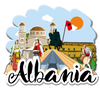 Resin 3d Printing Albania Souvenir Fridge Magnets