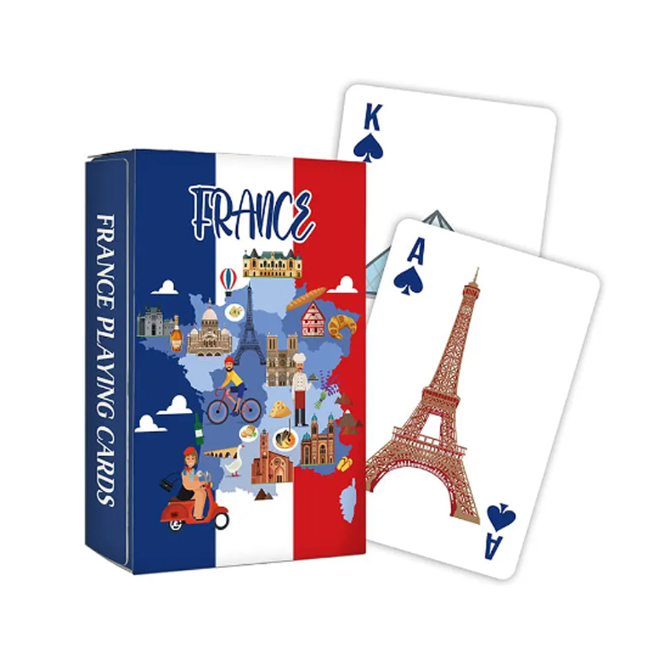 Wholesale Personalized Tourist Souvenir Playing Card Custom Printing Paper Playing Card