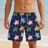 Custom Print Beach Shorts Summer Quick Dry Holiday Swimwear Men's Board Shorts Turtle Beach Shorts
