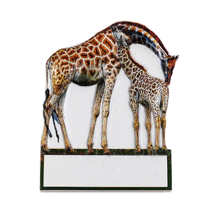 Resin Refrigerator Magnet Africa Kenya Zoo Tourist Souvenir Animal Fridge Magnet