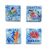 Custom UV Print Ocean Sea Animal Beach Tourist Souvenir Ceramic Fridge Magnet