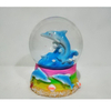 Resin Beach Souvenir Dolphin Snow Globe Custom Snow Ball