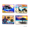 Wholesale Wood Tourist Souvenir Hawaii Miami Beach Florida Souvenirs Fridge Magnet