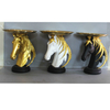 Luxury Gold Horse Statue Desktop Home Decorative Resin Tray