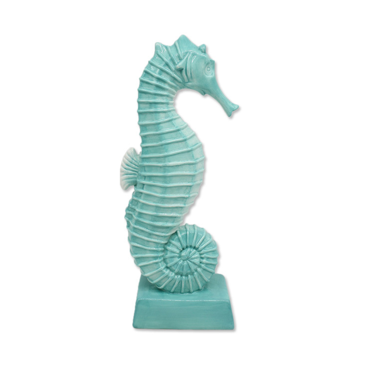 Wholesale Sea Ocean Style Ceramic Animal Figurines for Home Decor