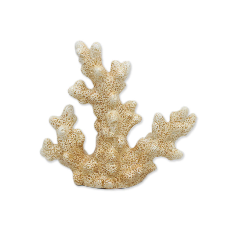 Factory Wholesale Ocean Style Artificial Ceramic Coral for Home Decor