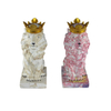 Wholesale Modern Home Decor Colorful Resin Royal Crown Lion Statue