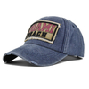 Wholesale 6 Panel Retro Embroidery Logo Washed Cotton Miami Baseball Cap