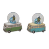 Custom Tourist Souvenir Resin Car Water Globe Shape Taxi New York Snow Globe