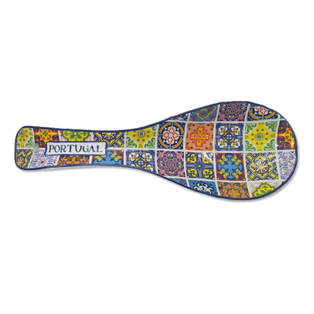 Custom Ceramic Spoon Holder Souvenir Spoon Rest for Kitchen Decor