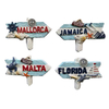 Factory Custom Resin Hand Printing Tourist Nautical Turtle Malta Souvenirs Fridge Magnet