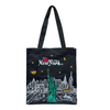 Reusable Large New York Souvenir Shopping Handbag School Bag Canvas Tote Bag