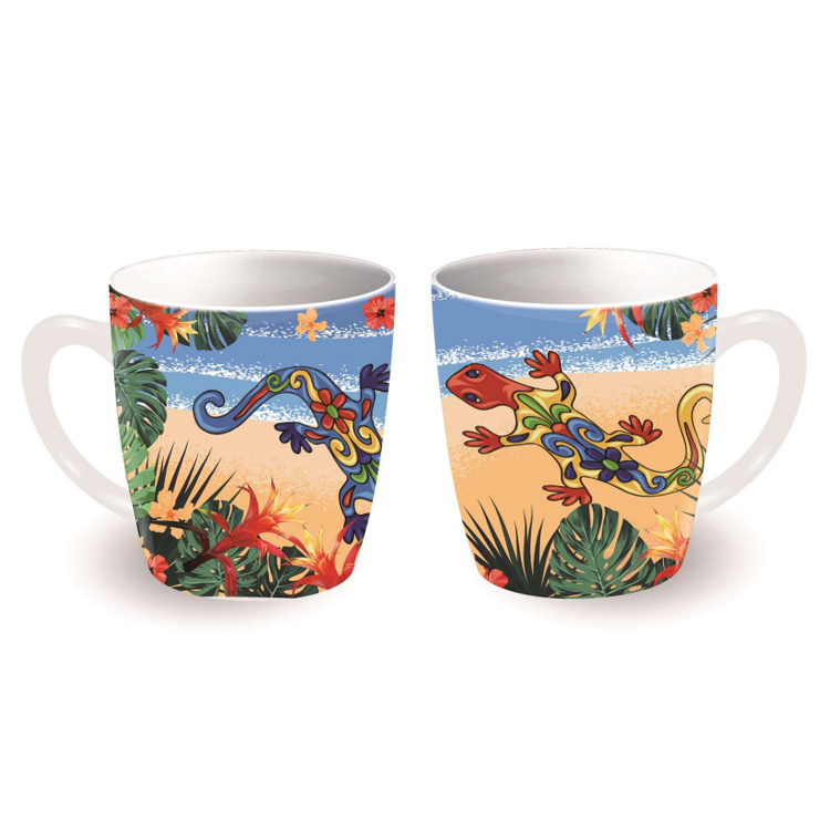 Wholesale Ceramic Cup Sea Ocean Beach Souvenir Turtle Ceramic Coffee Mug