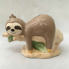 Wholesale Lucky Cute Animal Statue Ceramic Sloth Figurine