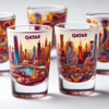 Custom Logo Printing Tourism Gift Saudi Arabia Dubai Qatar Souvenir Shot Glass