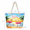 Custom Logo Digital Printing Canvas Beach Bag Tourist Souvenir Rudder Nautical Anchor Bag