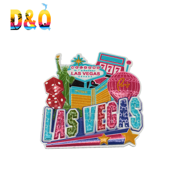 Wholesale Custom Resin Printing Welcome to Las Vegas Tourist Gift Las Vegas Souvenir Fridge Magnet