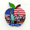 Custom Logo Design Tourist Gift New York City Souvenirs Wood Magnet Nyc Souvenir Fridge Magnet