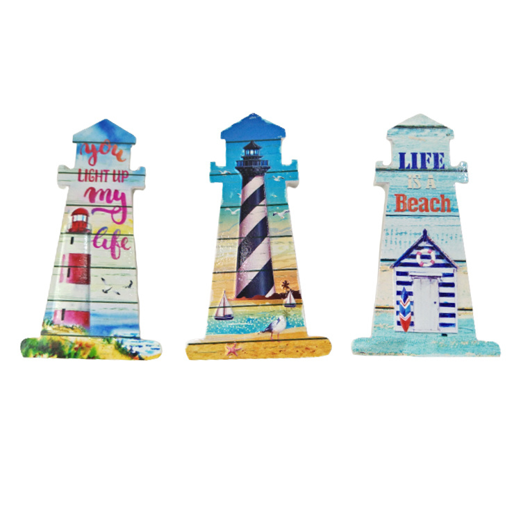 Custom Printing Resin Lighthouse Seaside Coastal Beach Oregon Coast Souvenirs Fridge Magnet