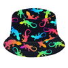 Wholesale Reversible Fisherman Hat Custom Logo Print Halloween Bucket Hat Skulls Hats