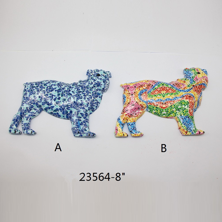 Wholesale New Resin Dog Home Decor Wall Hanging Ornament Dog Wall Decoration