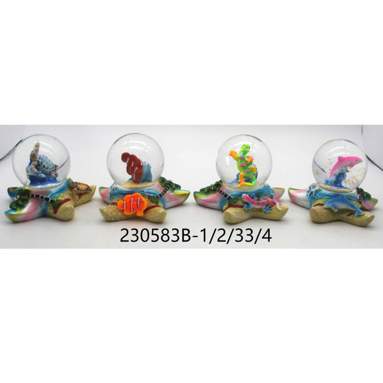 Factory Custom Beach Turtle Resin Dodo Mauritius Souvenir Gifts Snow Globe