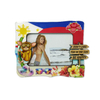 Custom Logo Design Beach Tourist Souvenir 4X6 MDF Photo Frame Epoxy Picture Frame