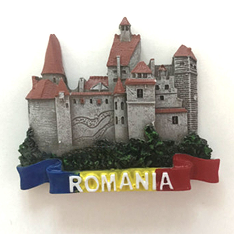 Custom Travel Gift Resin San Marino Romania Souvenir Fridge Magnet