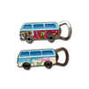 Wholesale Custom Metal Epoxy Camper Van Bus Car Shape Bottle Opener