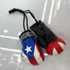 Customized Logo Country Flag Printing Tourist Souvenir Mini Boxing Glove Custom Boxing Glove Keychain