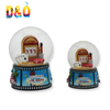 Customized Hand-Painted Polyresin Tourist Souvenir City 3D Building Snow Globe