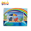 Custom Printing 3D Beach Souvenir Photo Frame Resin Picture Frame