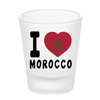 Custom Printed Logo Tequila Whiskey Tourist Morocco Souvenir Frosted Shot Glass